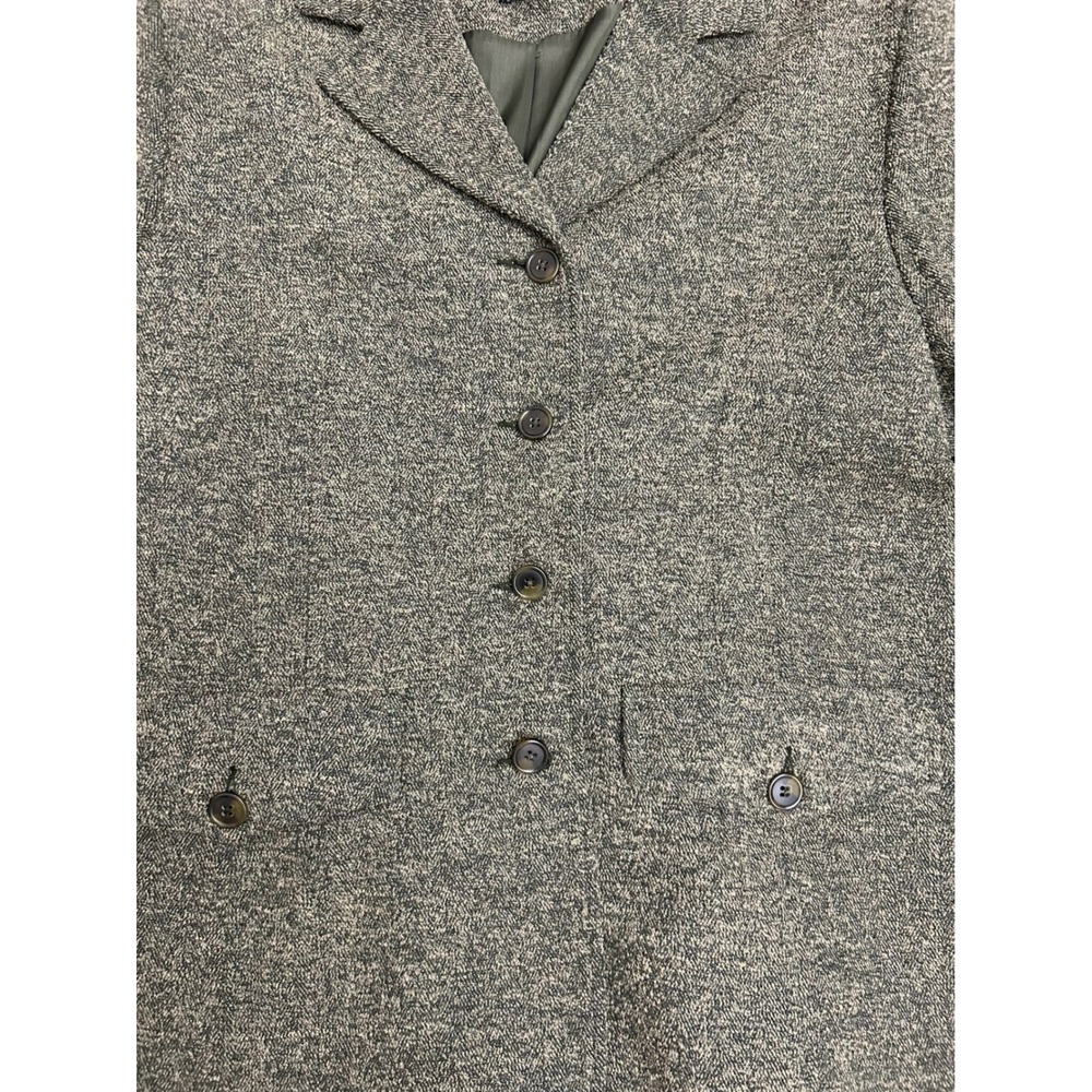 Avoca Collection Vintage Pure New Wool Blazer Jacket Ireland Olive Green XL - Picture 5 of 7